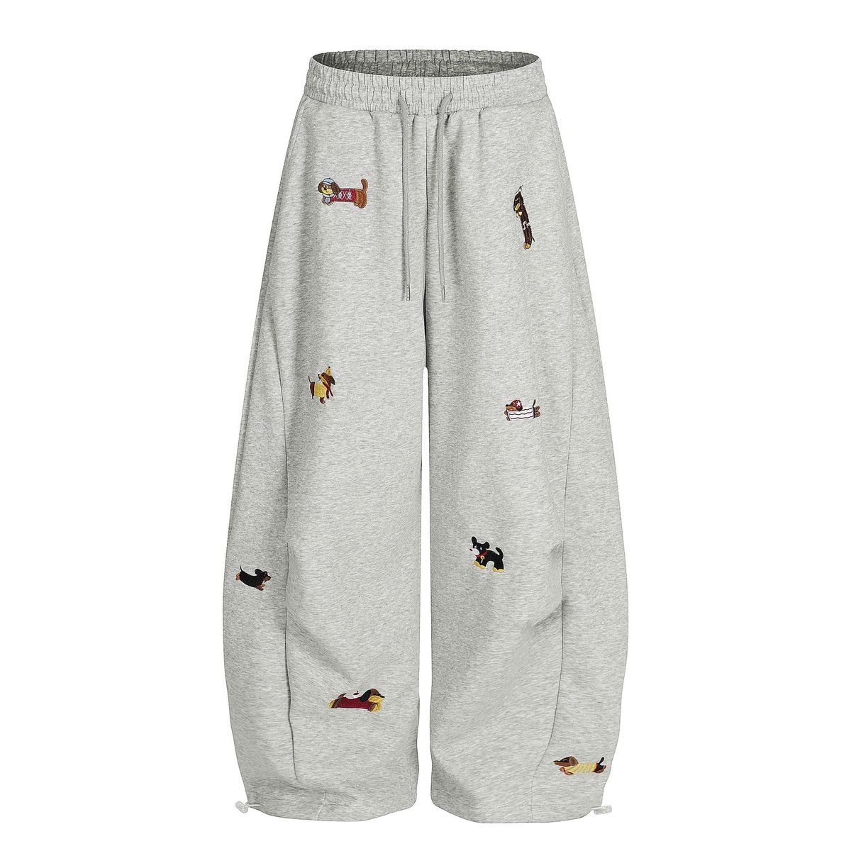 Aria Basics Creative 2025 New Urban Casual Women's Wear: Straight-Leg Pants With Printed Decoration, Wholesale Direct Supply_ecoleips.com