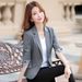 New Korean Style Small Suit Jacket For Women, Petite Seven-Sleeve Thin Professional Slim Fit Fashionable Elegant Blazer_ecoleips.com