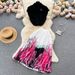 Retro Elegant Women's Summer Suit Sleeveless Shirt Top & Pleated Long Skirt Two-Piece Set High-End Design Niche Fashion_ecoleips.com