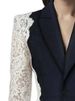 Coat Fashion Women's Blazer New Fashion Notched Lace Patchwork Long Sleeve Contrast Suit Jackets Female Spring 2026 FASHION LIWF_ecoleips.com