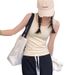 Modal Camisole Vest For Women, White Summer Thin Large Size Slim Fit Versatile Outerwear, Black Base Shirt_ecoleips.com
