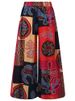 Women's Loose Fit Floral Print Casual Pants - Soft Breathable Linen Blend Fabric, Comfortable Elastic Waist, Plus Size Available (S-5XL)_ecoleips.com