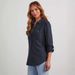 Women's Clothing Denim Shirt Autumn Casual Lapel Single Breasted Women's Long Sleeved Denim_ecoleips.com