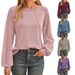 Women's Clothing New Women's Long Sleeved Round Neck T Shirt Lace Stitching Top_ecoleips.com