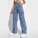 Women’s Clothing workwear jeans women autumn and winter new multi pocket denim wide leg trousers_ecoleips.com