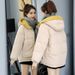 Down jacket for women winter new Korean style student short cotton padded jacket loose thickened cotton coat_ecoleips.com