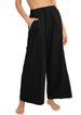 Suitable For All Seasons 2024 Spring Summer New Cotton Linen Women's Solid Color Trendy High Waist Loose Casual Wide Leg Pants_ecoleips.com