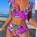 New Arrival Sexy Bikini Set For Women – Ruffled High-Cut Bikini With Backless Design (Trendy Swimwear For Beach & Pool)_ecoleips.com