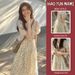 Summer New Korean Fashion Bubble Sleeve Floral Loose Maternity Dress_ecoleips.com
