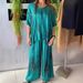 Women's Clothing Summer New Round Neck Fashion Printing Loose Two Piece Suit For Women_ecoleips.com