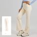 High-Waisted Flare Yoga Pants Women's Butt-Lifting Stretchy Workout Leggings Pilates Dance Naked Sensation Fabric_ecoleips.com