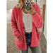 Women's Stylish Knit Cardigan Sweater - Oversized Casual Open Front Coat With Stand Collar, Long Sleeves & Multiple Colors (S-5XL)_ecoleips.com