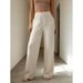 2026 Summer New Linen Textured Wide-leg Pants For Women, High-waisted Straight Bag Slim Casual Trousers_ecoleips.com