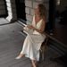 Elegant Solid Color Halter Neck Satin Evening Gown for Women Fashionable High-End Light Luxury Dress European American Style_ecoleips.com