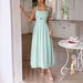 DiYun European And American Casual Vacation Suspender High-end Long Dress Women's Clothing 2025 Spring/summer_ecoleips.com