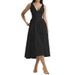 Voya Women's Elegant And Fashionable Backless Printed Camisole Dress, Long Skirt With Multiple Colors To Choose From_ecoleips.com