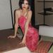 2026 Summer Hot New Women's Halter Neck Strapless Fashion Printed Dress Wholesale_ecoleips.com