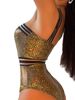 European And American Sexy Backless Solid Color Women's Swimsuit Suit One-piece Tight Swimsuit Bikini_ecoleips.com