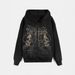Sweater Hooded Long Sleeve American High Street Top Black Autumn Women's Loose Jacket Trend Printing_ecoleips.com
