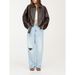 Wholesale Of Women's Autumn And Winter Retro Jackets, Pilot Loose Jackets, Women's Casual Artificial Leather Tops_ecoleips.com