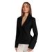 Elegant Commuting Pleated Blazer For Women 2025 Winter European And American Cross-Border Professional Slim-Fit Women's_ecoleips.com