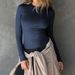 DiYun 2025 Spring/Summer European And American Y2K Knitted Solid Color Slim Fit Round Neck Long_ecoleips.com