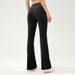 New European And American Wide Leg Yoga Pants For Women High Waist, Hip Lifting And Slimming Sports Flared Pants Nude Stretch Fitness Pants_ecoleips.com