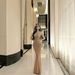 Luxury High-End Strapless Mermaid Gown Heavily Embellished with Rhinestones Fitted Sexy Birthday Evening Socialite Dress_ecoleips.com