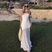 Women's Fashionable Tie Neck Strapless Top with Mesh Patchwork Hem Dress Wholesale 2025 New Style Factory Direct Import_ecoleips.com