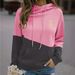 Women's Fleece Lined Hooded Sweatshirt Casual Loose Drawstring Print Design American Style Hot Selling Autumn Winter Clothing_ecoleips.com