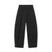 Women's Fashion Balloon Pleated Pants - Stylish High Waist Straight Leg Trousers For Casual & Office Wear (Black, Coffee, Camel Stripe)_ecoleips.com