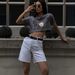 Women's Clothing Denim Shorts High Waist Denim Hot Girls_ecoleips.com
