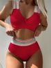 Women's Clothing Bikini Sexy Split Swimsuit Female Lace Up Beach Hot Spring Swimsuit_ecoleips.com