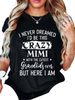 European American Cross-border Foreign Trade Women's Clothing, Fun And Fashionable Letter Print Round-neck Short-sleeve_ecoleips.com