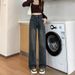 New Spring/Autumn American Retro Wide-Leg Jeans For Women, High-Waisted, Slimming, Height-Enhancing, Loose Straight-Leg_ecoleips.com