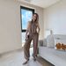 Sexy Lace Up Large Open Back Jumpsuit Dress 2024 Summer New Fashion Slim Fit Loose Daily Going Out Dress For Women_ecoleips.com