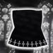 Subculture American Retro Hot Girl Rhinestone Strapless Tank Top Harajuku Gothic Short Fitted Women's Clothing/Tops_ecoleips.com