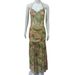 Women's Sexy Halter High Waist Side Slit Floral Print Maxi Dress – Slimming Beach Resort Gown For Summer 2026_ecoleips.com