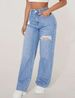 Women's Clothing Washed Hole Denim Trousers_ecoleips.com