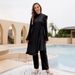 Women's Clothing Loose Surfing Diving Swimsuit Three Piece Set With Ruffled Edges Fully Enclosed Sunscreen Split Conservative Swimsuit With Chest Pads_ecoleips.com
