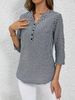 2026 European And American Cross-Border Foreign Trade Women's Vintage Elegant Plaid Shirt_ecoleips.com