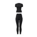 Women's Slimming Sexy Yoga Suit Fashionable Summer Exercise Set Beginner Running Gym Workout Clothing_ecoleips.com