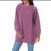 Women’s Oversized Cable Knit Sweater – Chunky Long-Sleeve Pullover (S-XXXL, 6 Colors)_ecoleips.com