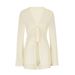 AD437 European And American Spring Summer Women's Fashion Casual Set Elegant Sexy Cardigan Tie Vacation Style_ecoleips.com