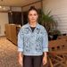Women's Loose Casual Lace Patchwork Denim Jacket Fashion American Style Clothing_ecoleips.com