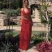 2025 Winter New Fresh Pure Desire Deep V Gathered Irregular Strap Ruffle Hem Half Skirt Two-Piece Set For Women_ecoleips.com