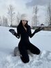 Spicy girl style sports tight fitting for women in autumn winter, with thick fleece base and long sleeved jumpsuit as_ecoleips.com