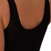 New Women's Quick Drying Plus Size Gathering Split High Waist Conservative Swimsuit_ecoleips.com
