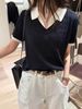 Fake Two-piece Cable Knit Sweater For Women, Style, 2026 Summer New European Fashion Women's Base Shirt, Trendy_ecoleips.com