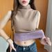 2025 Autumn Winter New Vest For Women, Fleece-Lined Thickened Warm Top, One-Piece Fleece Wide Shoulder Inner Layer Base_ecoleips.com